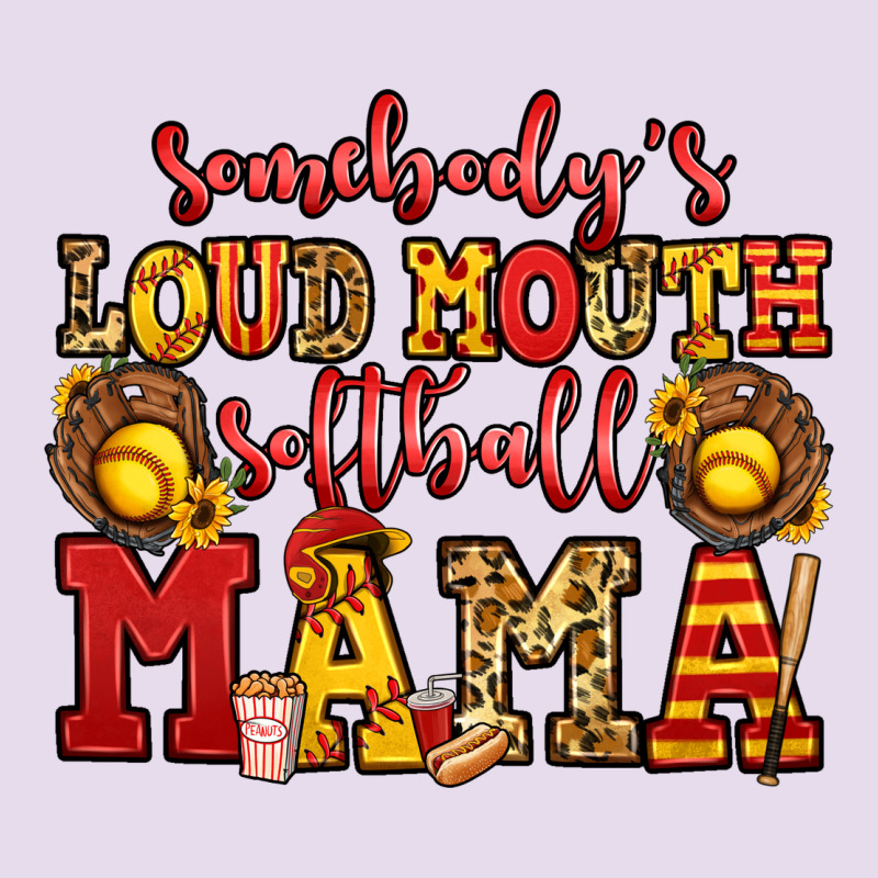 Somebody's Loud Mouth Softball Mama Premium Hoodie by Jasminsmagicworld | Teevron