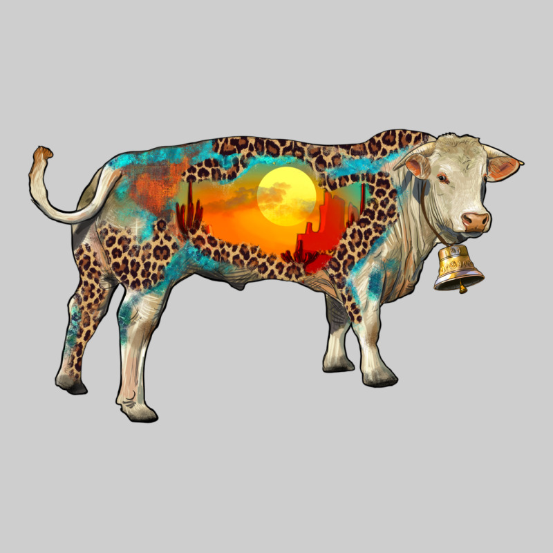 Charolais Bull With Desert And Leopard Premium Sweatshirt by RanaPortraitStore | Teevron