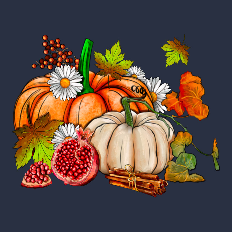 Pumpkins Daisies And Fall Leaf's Ado Urban Hoodie by AdoDesignShop | Teevron
