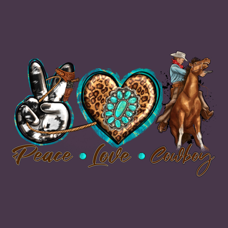 Peace Love Cowboy Heavyweight Hoodie by texasbilliewilder | Teevron