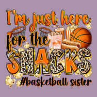 Im Just Here For The Snacks Basketball Sister Heavyweight Hoodie | Teevron