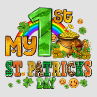 My First St Patricks Day With Coins And Shamrocks Premium Hoodie | Teevron