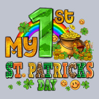 My First St Patricks Day With Coins And Shamrocks Premium Hoodie | Teevron