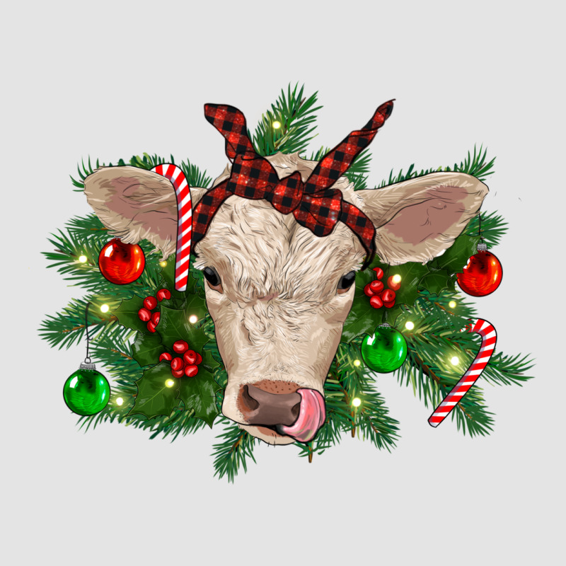 Christmas Charolais Calf Premium Sweatshirt by RanaPortraitStore | Teevron
