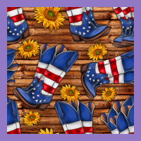 America Western Boots And Sunflower Seamless Pattern Urban Hoodie | Teevron