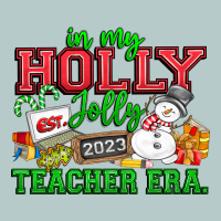In My Holly Jolly Teacher Era Heavy Core Tee | Teevron