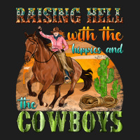 Raising Hell With The Hippies And The Cowboys Heavyweight Hoodie | Teevron