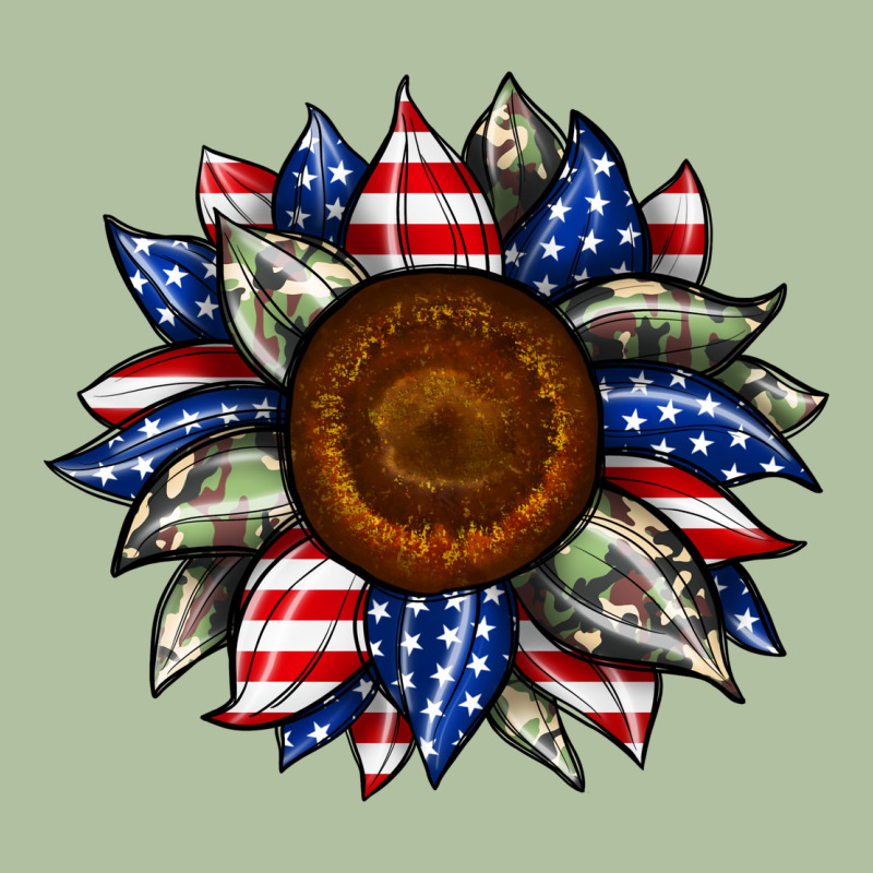 Sunflower American Flag Urban Hoodie by JahusDesignShop | Teevron