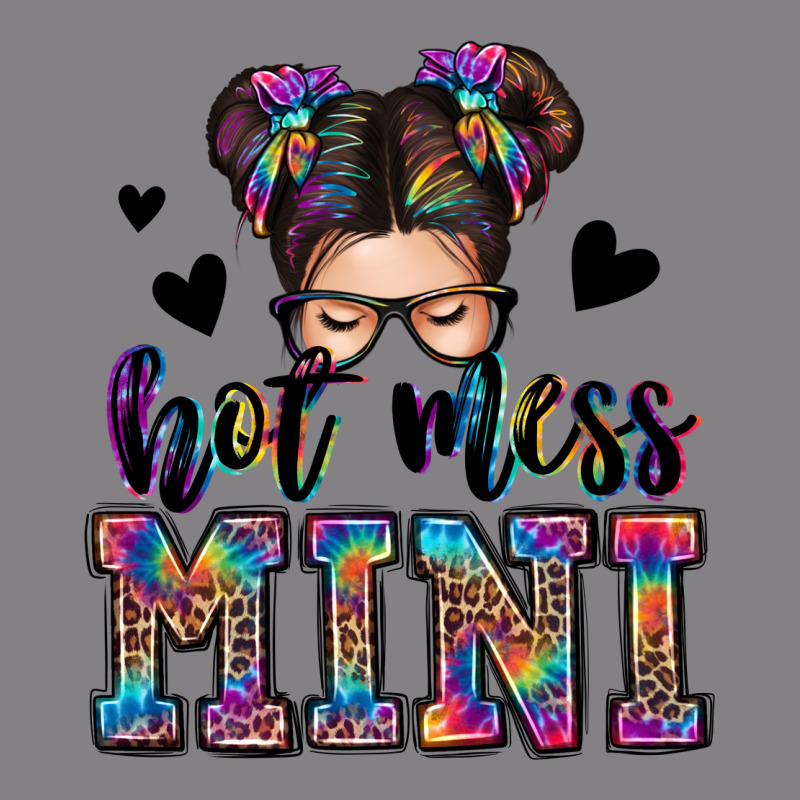 Mess Mini Messy Bun Heavyweight Hoodie by Zillion Design Studio | Teevron