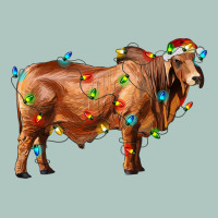 Brahman Bull With Christmas Lights Premium Sweatshirt | Teevron