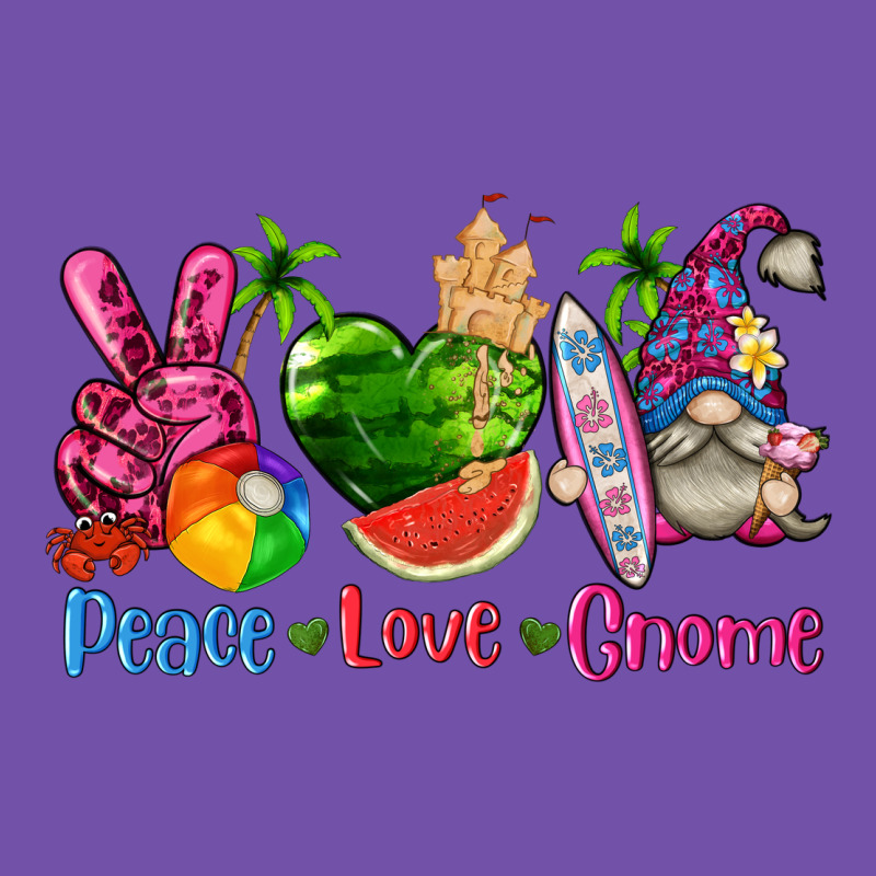 Peace Love Gnome Summer Premium Sweatshirt by texasbilliewilder | Teevron