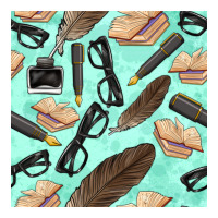 literature seamless pattern | Teevron