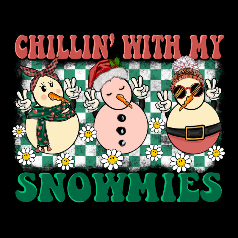 Chillin With My Snowmies Ladies Tee by BarkalooDesign | Teevron