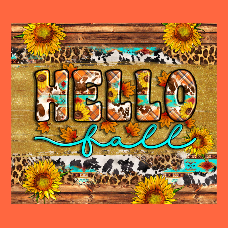Western Hello Fall Tumbler Premium Hoodie by Artiststas | Teevron