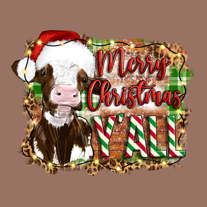 Merry Christmas Y'all Cow Premium Hoodie by Artiststas | Teevron