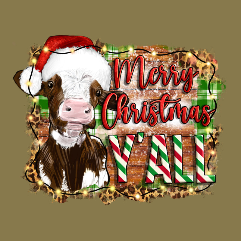 Merry Christmas Y'all Cow Premium Hoodie by Artiststas | Teevron