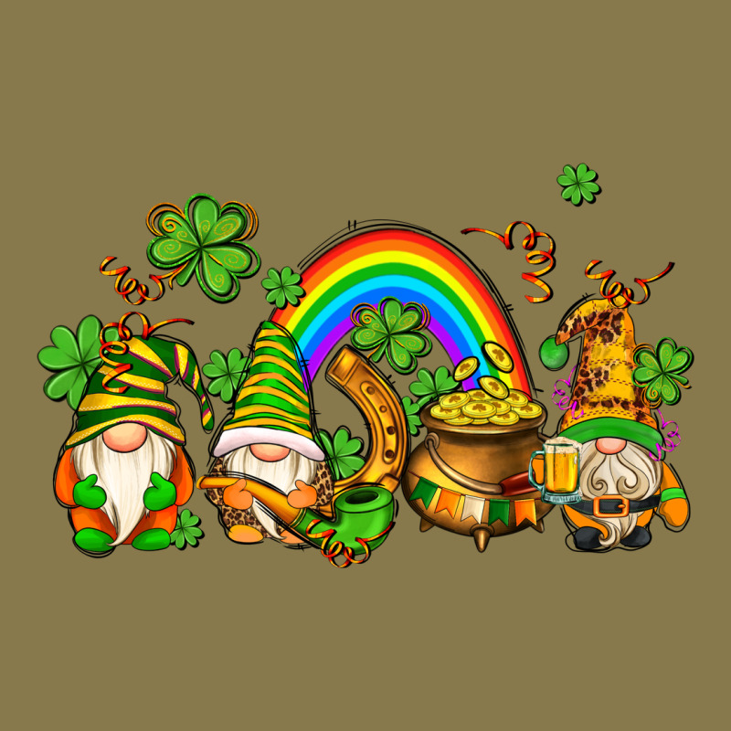 St Patricks Gnomes With Rainbow Premium Hoodie by AdoDesignShop | Teevron