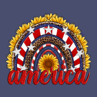America Sunflower Rainbow Vintage Tee | Teevron