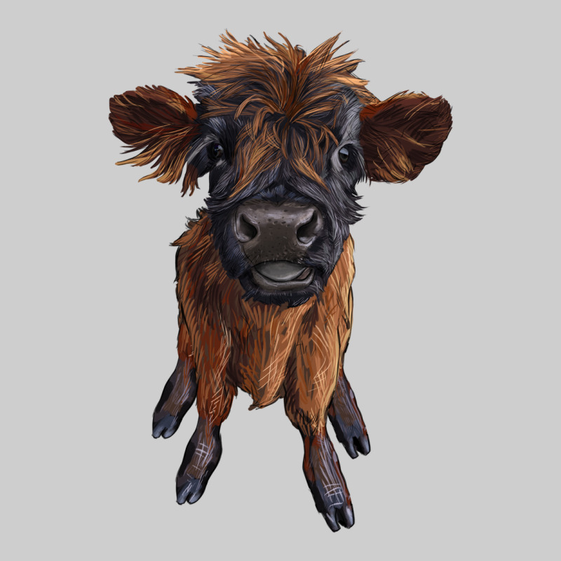 Highland Cow Calf Premium Sweatshirt by RanaPortraitStore | Teevron