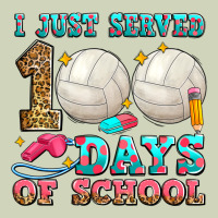 I Just Served 100 Days Of School Volleyball Heavyweight Hoodie | Teevron