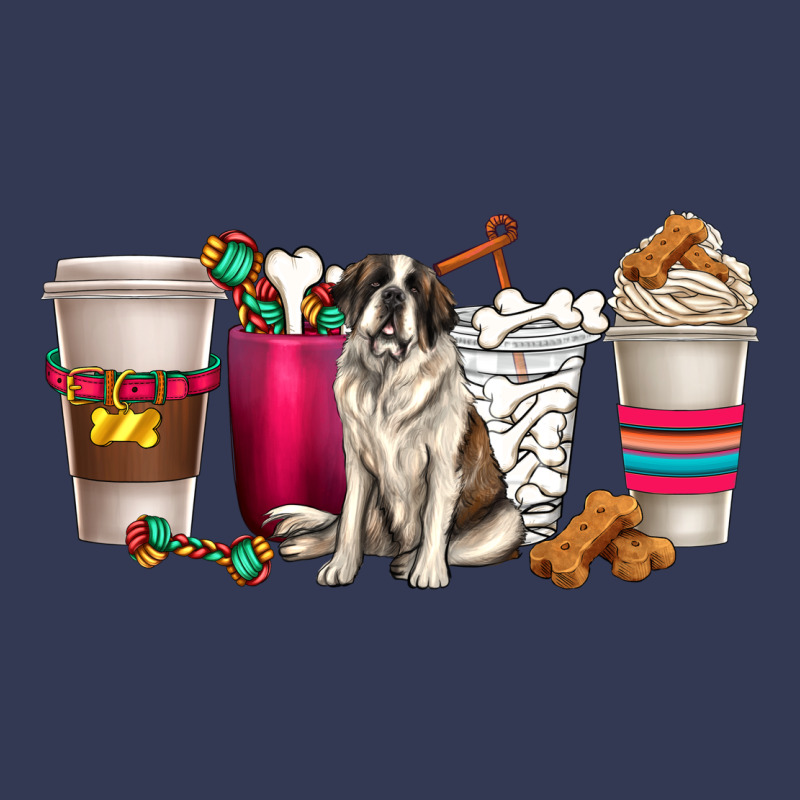St. Bernard Dog Coffee Cups Heavyweight Hoodie by texasbilliewilder | Teevron