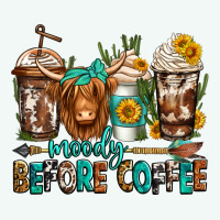 Moody Before Coffee Longhaired Cow Coffee Premium Hoodie | Teevron