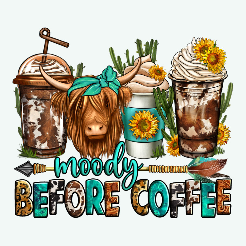 Moody Before Coffee Longhaired Cow Coffee Premium Hoodie by Jasminsmagicworld | Teevron