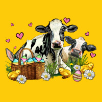 Easter Cows With Chicks Premium Hoodie | Teevron