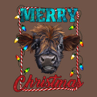 Merry Christmas Highland Calf Baby Cow Premium Sweatshirt | Teevron