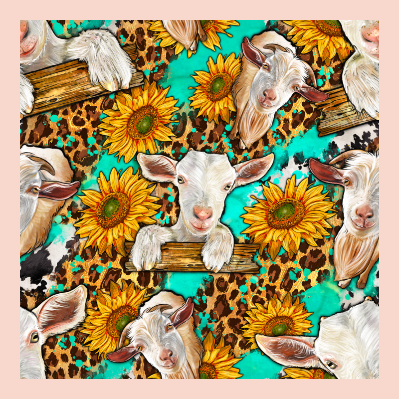Sunflowers And Goat Western Seamless Pattern Urban Hoodie by BundleAndBundleShop | Teevron