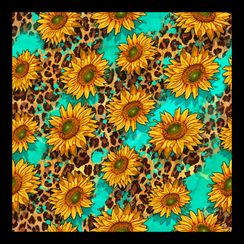 Sunflowers And Leopard Western Seamless Pattern Urban Hoodie by BundleAndBundleShop | Teevron