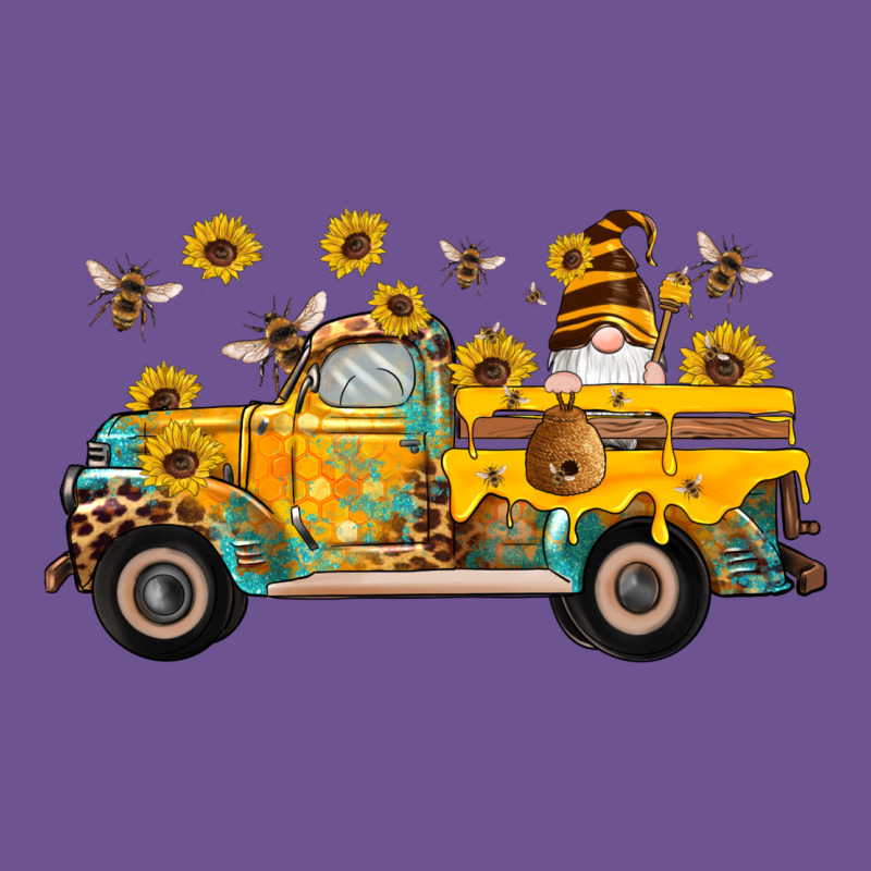 Western Bee Gnomes Truck Sunflowers Honeycomb Beehive Honey Turquoise Vintage Tee by Artiststas | Teevron