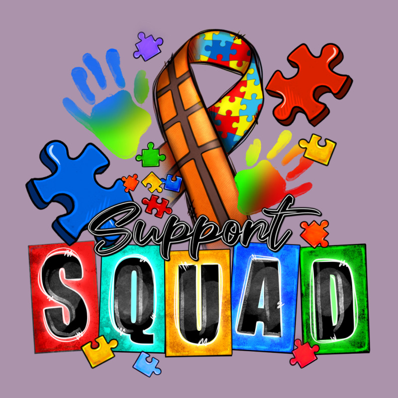 Basketball Support Squad Autism Heavyweight Hoodie by Zillion Design Studio | Teevron