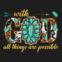 With God All Things Are Possible With Gemstone Heavyweight Hoodie | Teevron