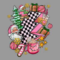 Pink Christmas Lightning Bolt Vintage Hoodie | Teevron