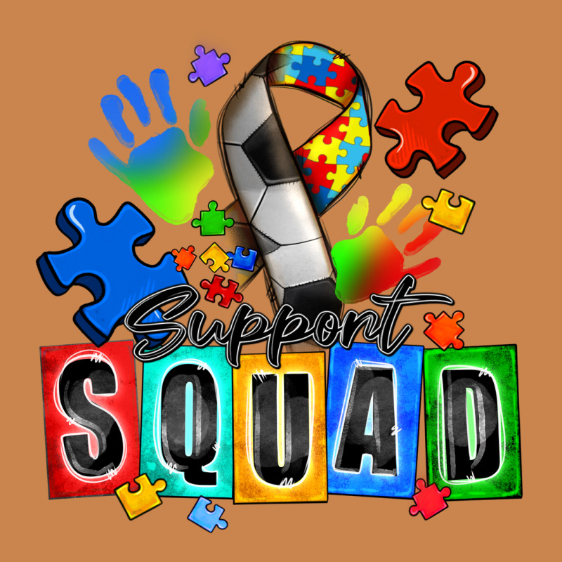 Soccer Support Squad Autism Heavyweight Hoodie by Zillion Design Studio | Teevron