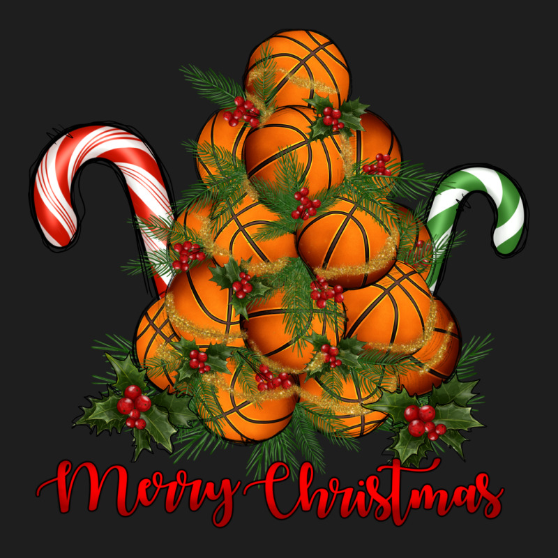 Merry Christmas Basketball Heavyweight Hoodie by RanaPortraitStore | Teevron