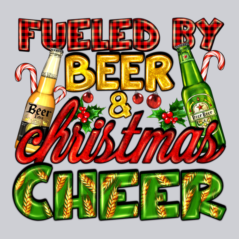 Fueled By Beer And Christmas Cheer With Beer Bottles Urban Hoodie by AdoDesignShop | Teevron