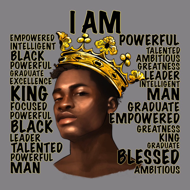 Afro Man Black King I Am Heavyweight Hoodie by texasbilliewilder | Teevron