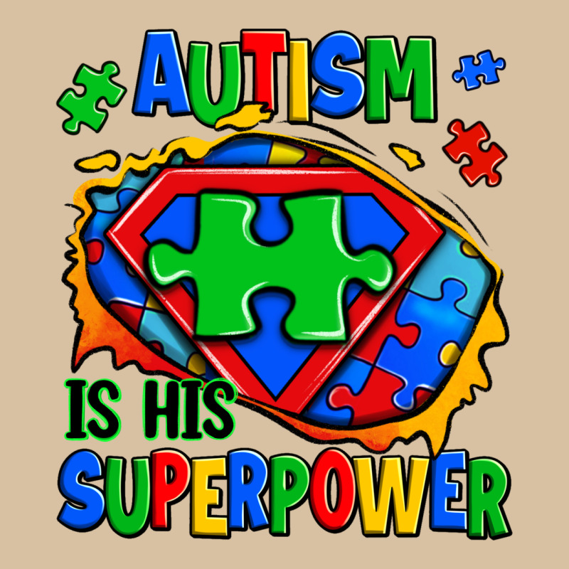 Autism Is His Superpower Ripped Heavyweight Hoodie by Zillion Design Studio | Teevron