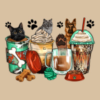 German Shepherd Black And Grey Cat Coffee Cups Heavyweight Hoodie | Teevron