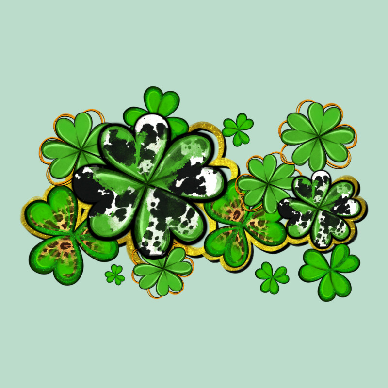 Cowhide And Leopard Shamrocks Premium Hoodie by AdoDesignShop | Teevron