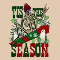 Tis The Season Skeleton Snowboard Classic Tee | Teevron