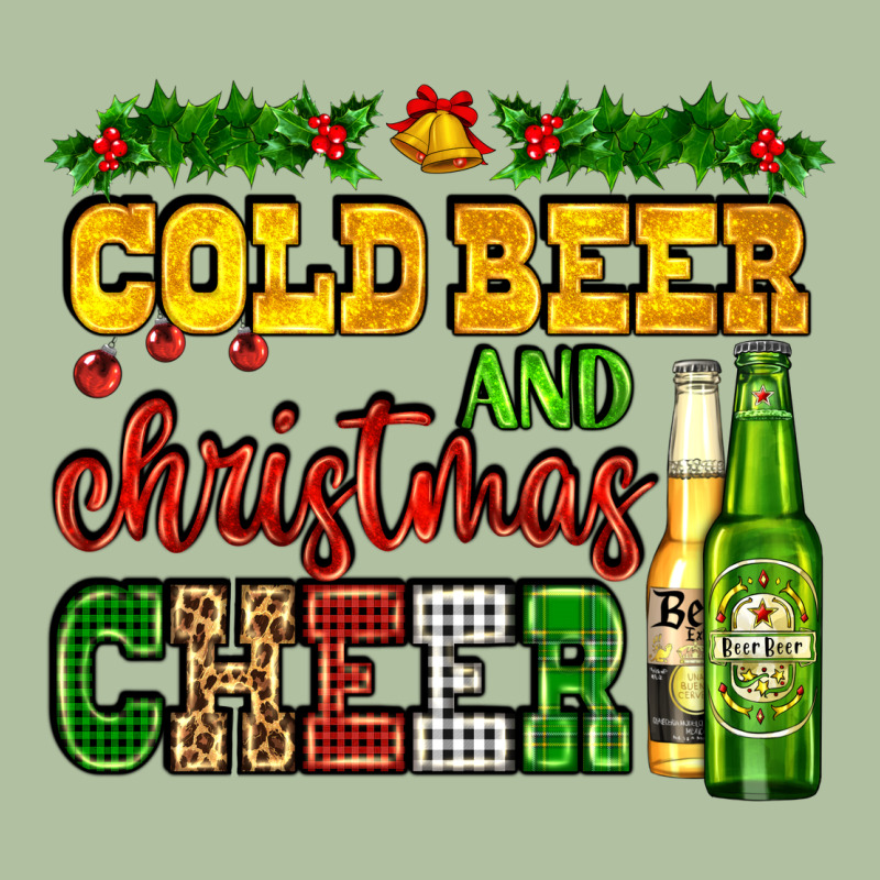 Cold Beer And Christmas Cheer With Beer Bottles Urban Hoodie by AdoDesignShop | Teevron