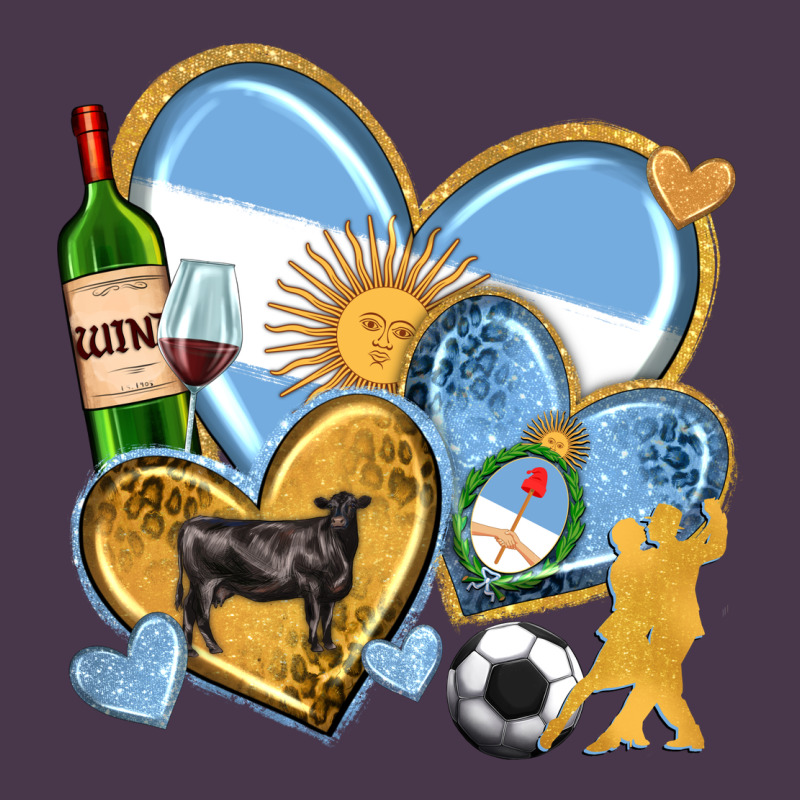 Argentina  Hearts Heavyweight Hoodie by texasbilliewilder | Teevron