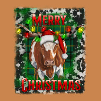 Western Merry Christmas Longhorn Cow Heavyweight Hoodie | Teevron