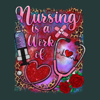 Nursing Is A Work Of Heart Premium Sweatshirt | Teevron