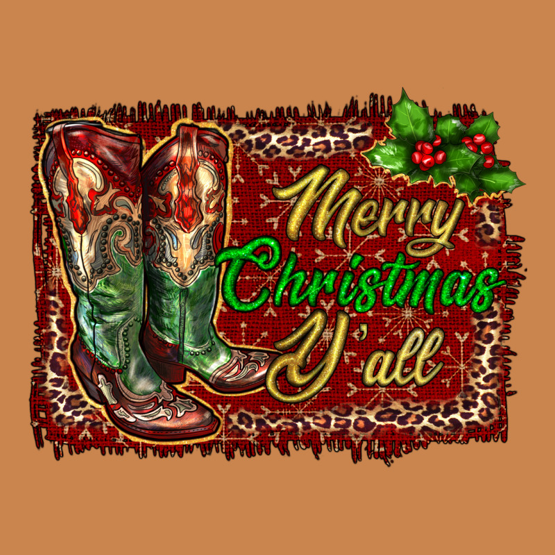 Merry Christmas Y'all Boots Heavyweight Hoodie by RanaPortraitStore | Teevron