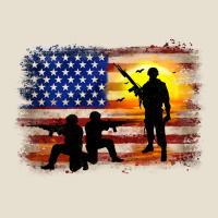American Flag Soldier Sunset Urban Hoodie | Teevron