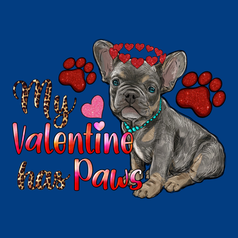 My Valentine Has Paws French Bulldog Premium Sweatshirt by RanaPortraitStore | Teevron